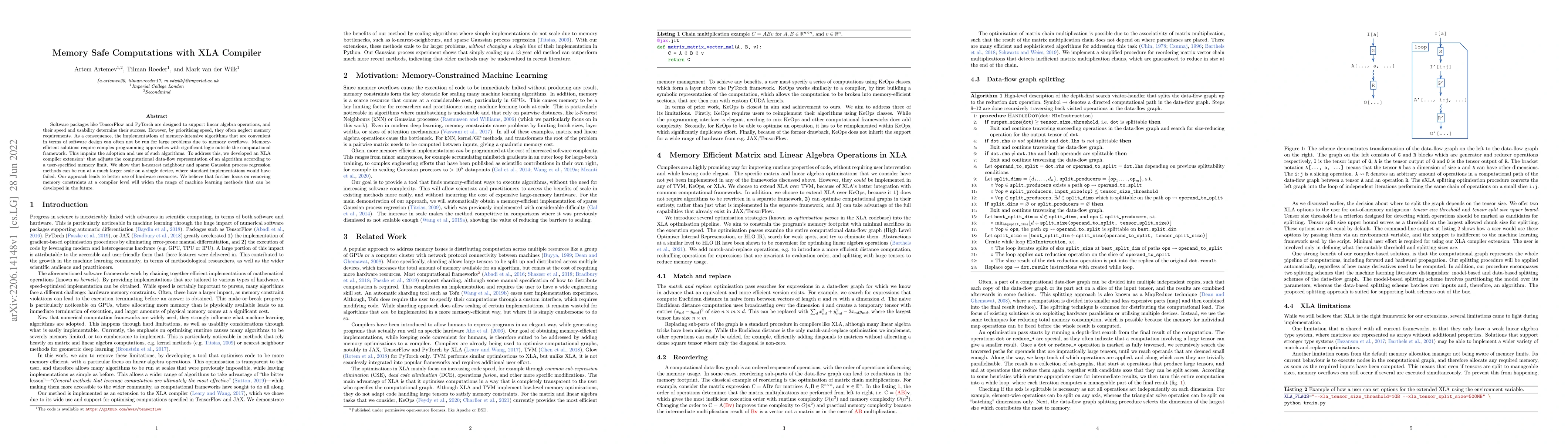 Thumbnail for Memory Safe Computations with XLA Compiler