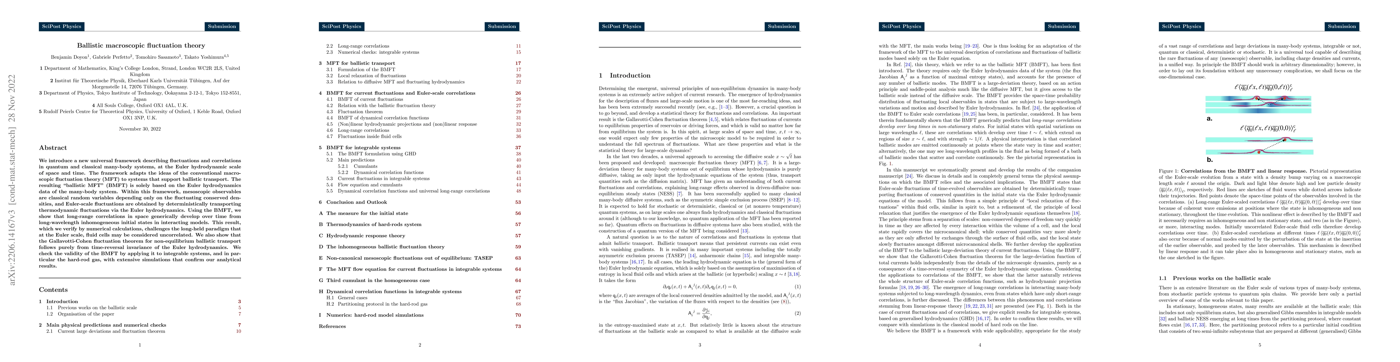 Thumbnail for Ballistic macroscopic fluctuation theory