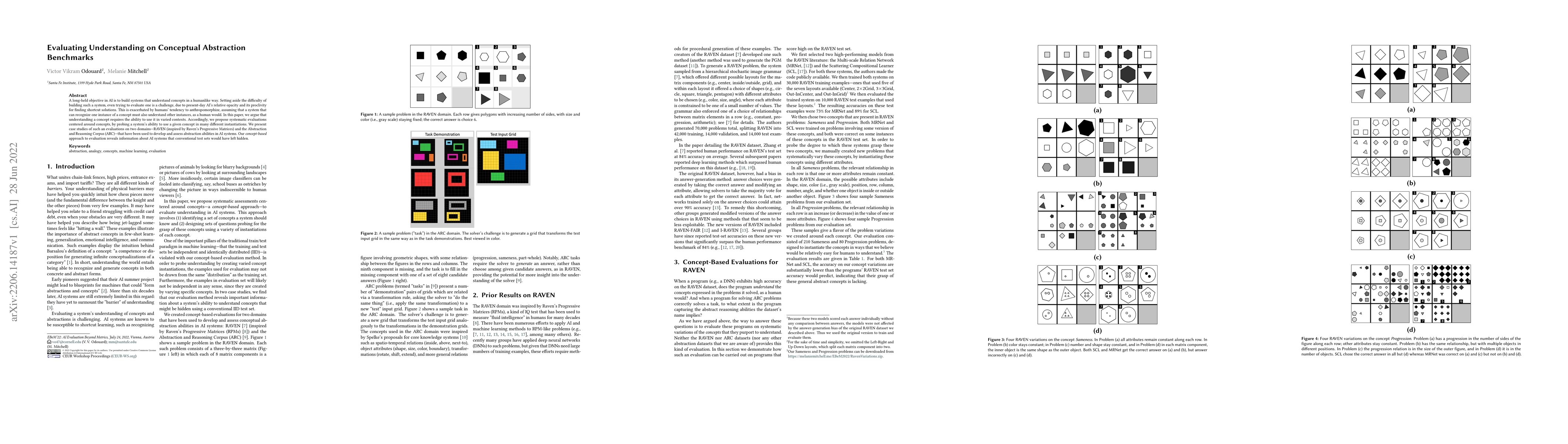 Thumbnail for Evaluating Understanding on Conceptual Abstraction Benchmarks