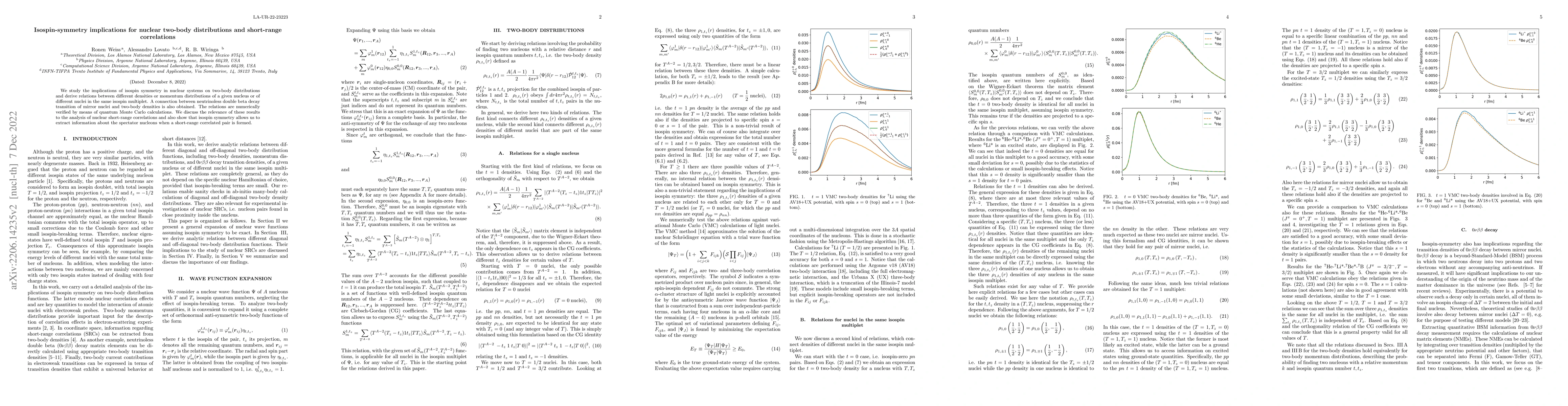 Thumbnail for Isospin-symmetry implications for nuclear two-body distributions and
  short-range correlations