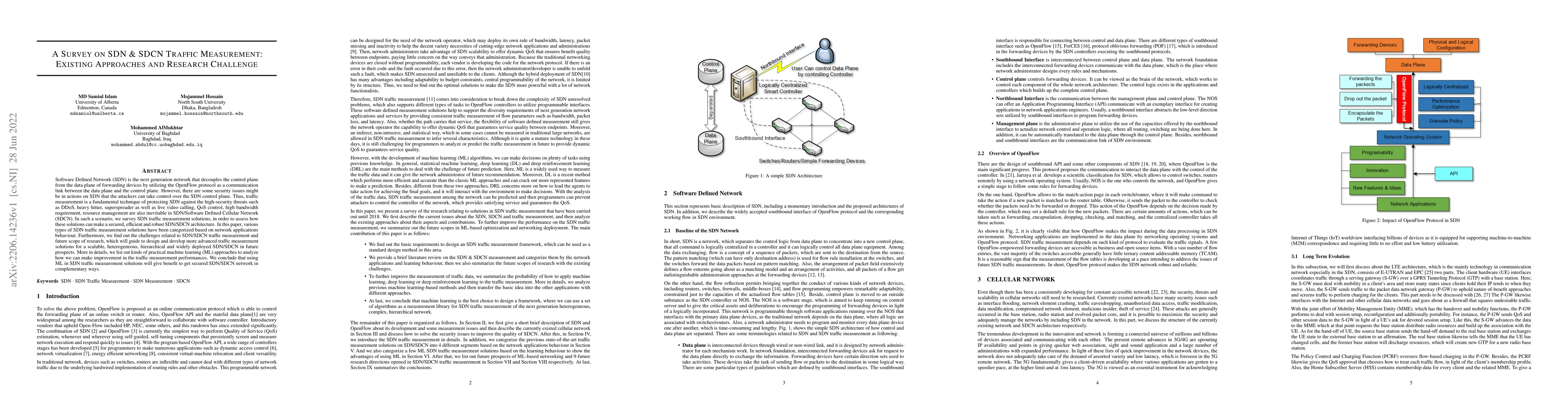Thumbnail for A Survey on SDN \& SDCN Traffic Measurement: Existing Approaches and
  Research Challenge