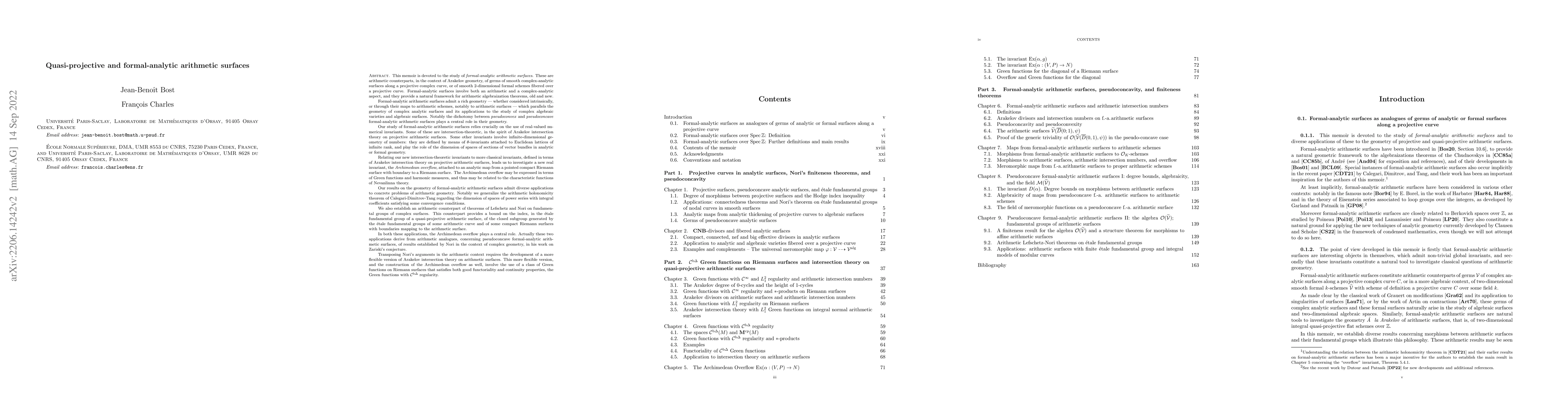 Thumbnail for Quasi-projective and formal-analytic arithmetic surfaces