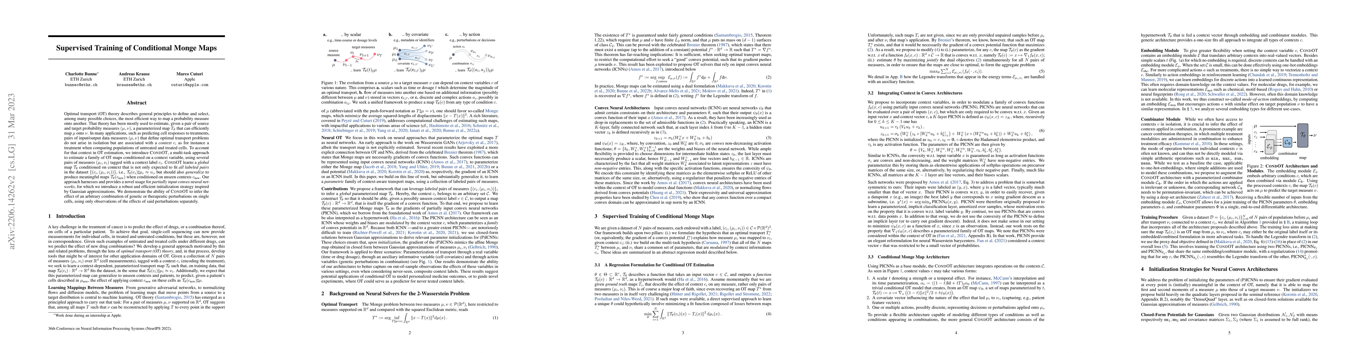 Thumbnail for Supervised Training of Conditional Monge Maps