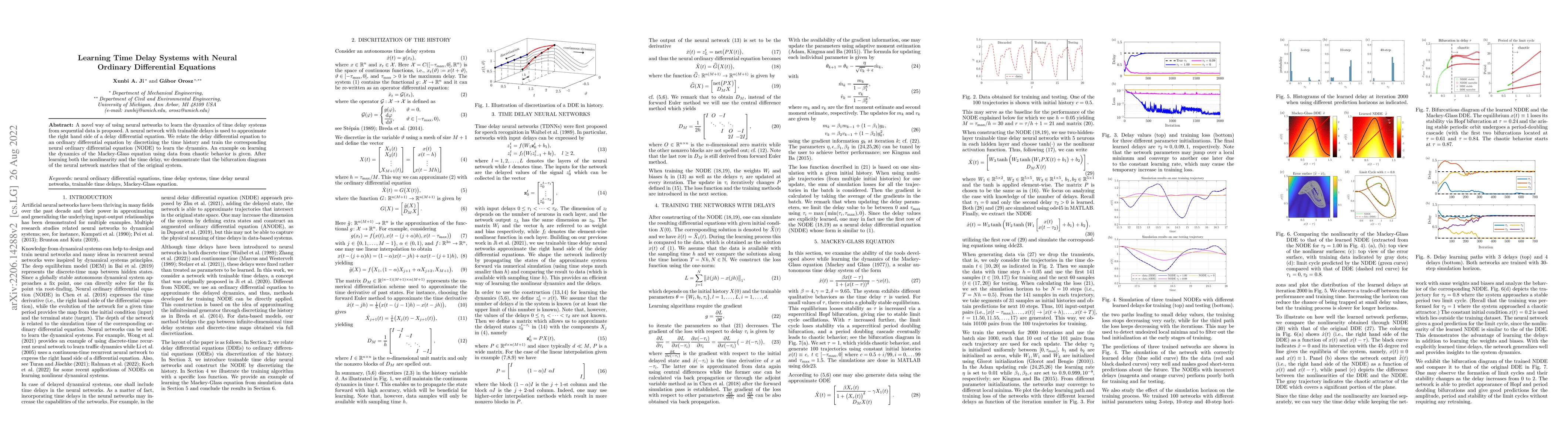 Thumbnail for Learning Time Delay Systems with Neural Ordinary Differential Equations