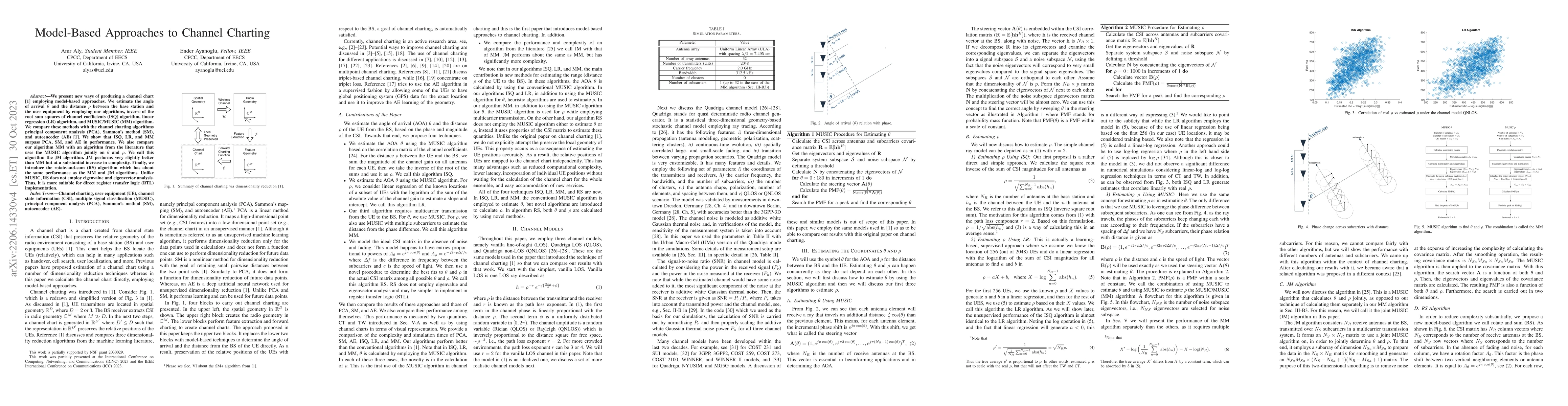 Thumbnail for Model-Based Approaches to Channel Charting