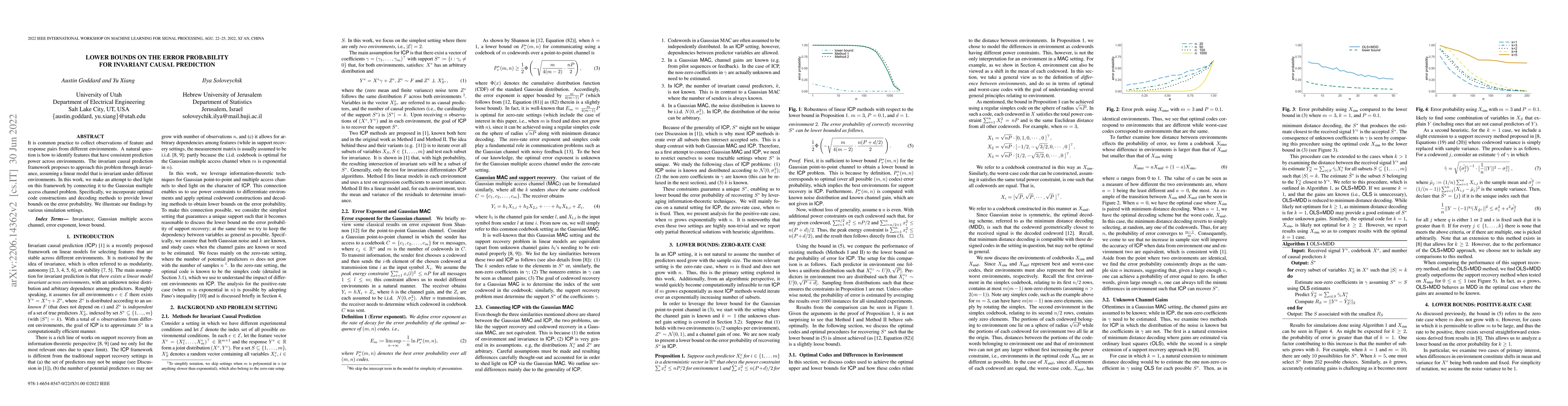 Thumbnail for Lower Bounds on the Error Probability for Invariant Causal Prediction