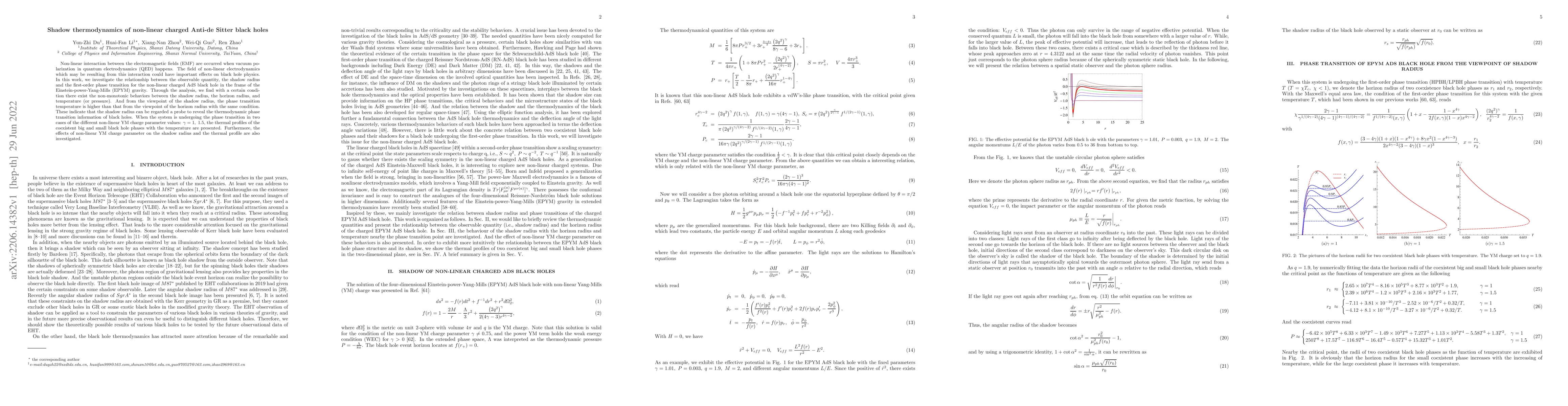Thumbnail for Shadow thermodynamics of non-linear charged Anti-de Sitter black holes