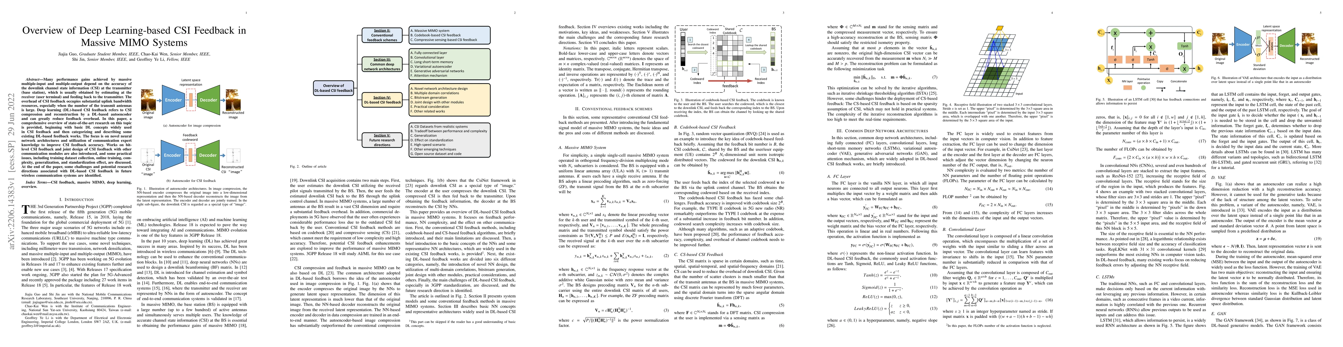 Thumbnail for Overview of Deep Learning-based CSI Feedback in Massive MIMO Systems