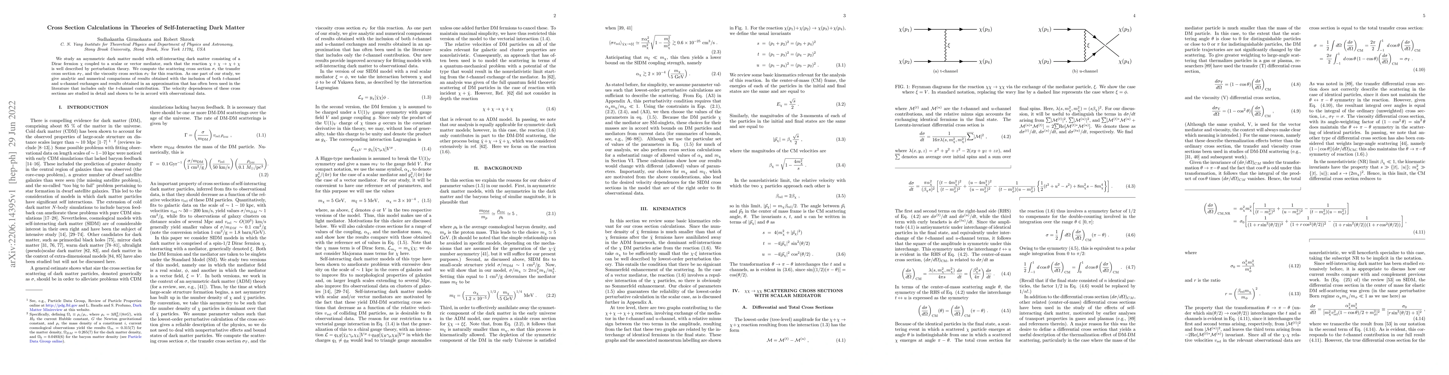 Thumbnail for Cross Section Calculations in Theories of Self-Interacting Dark Matter