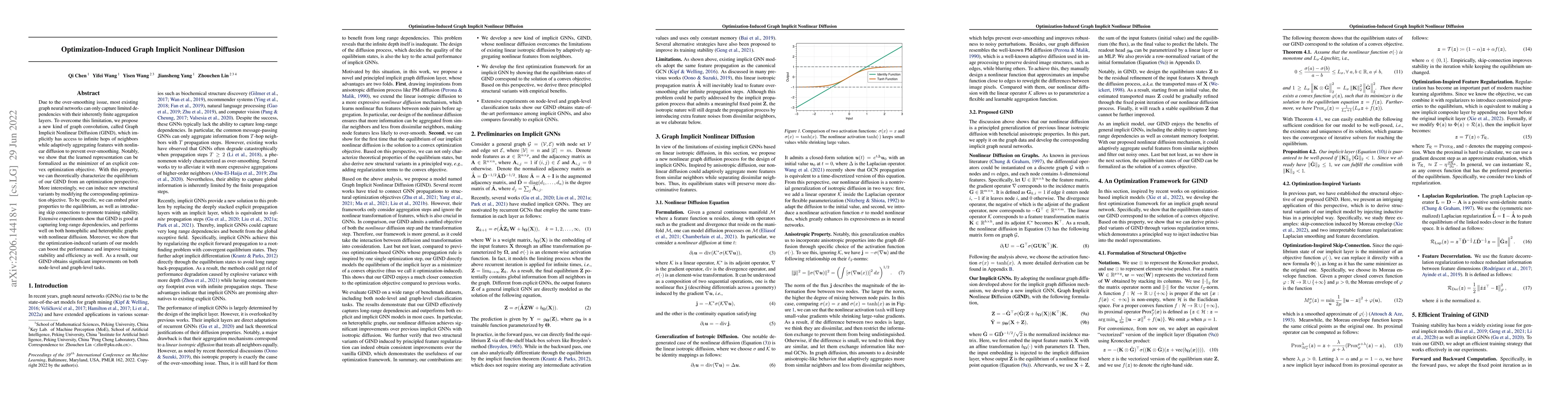 Thumbnail for Optimization-Induced Graph Implicit Nonlinear Diffusion