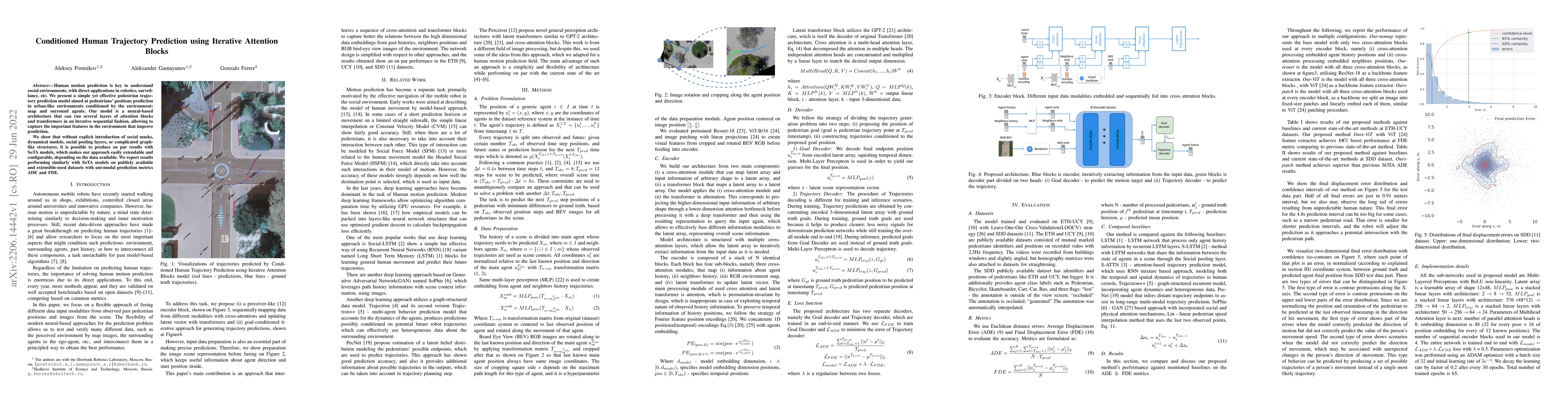 Thumbnail for Conditioned Human Trajectory Prediction using Iterative Attention Blocks