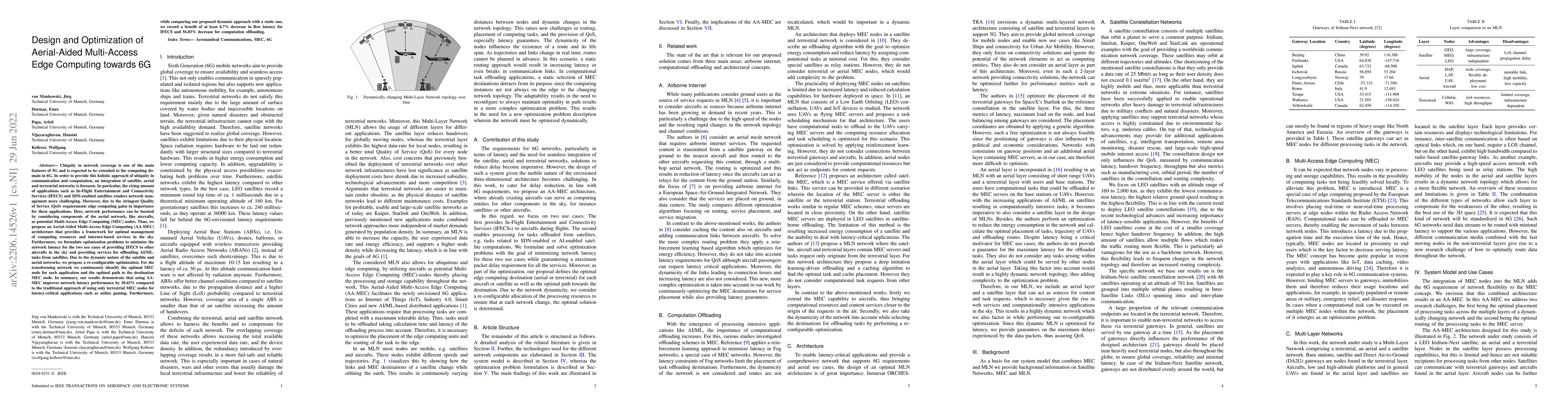 Thumbnail for Design and Optimization of Aerial-Aided Multi-Access Edge Computing
  towards 6G