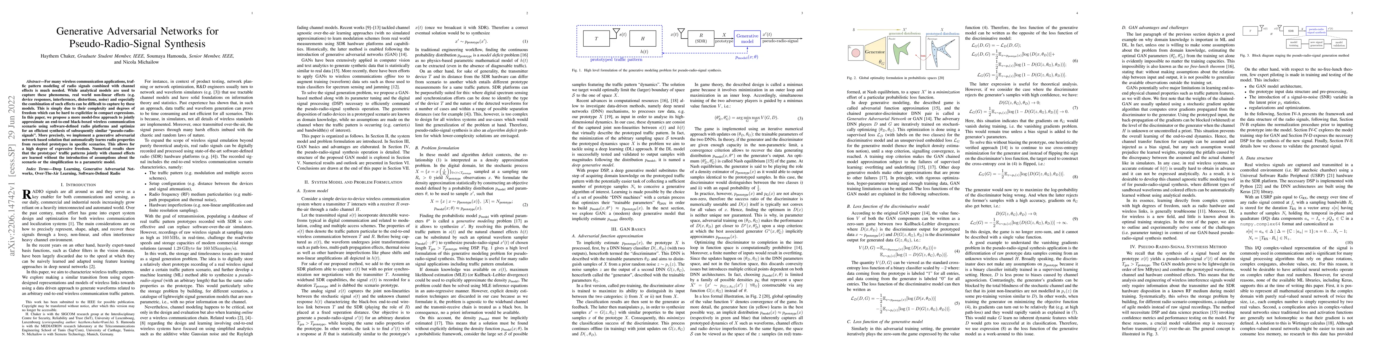 Thumbnail for Generative Adversarial Networks for Pseudo-Radio-Signal Synthesis