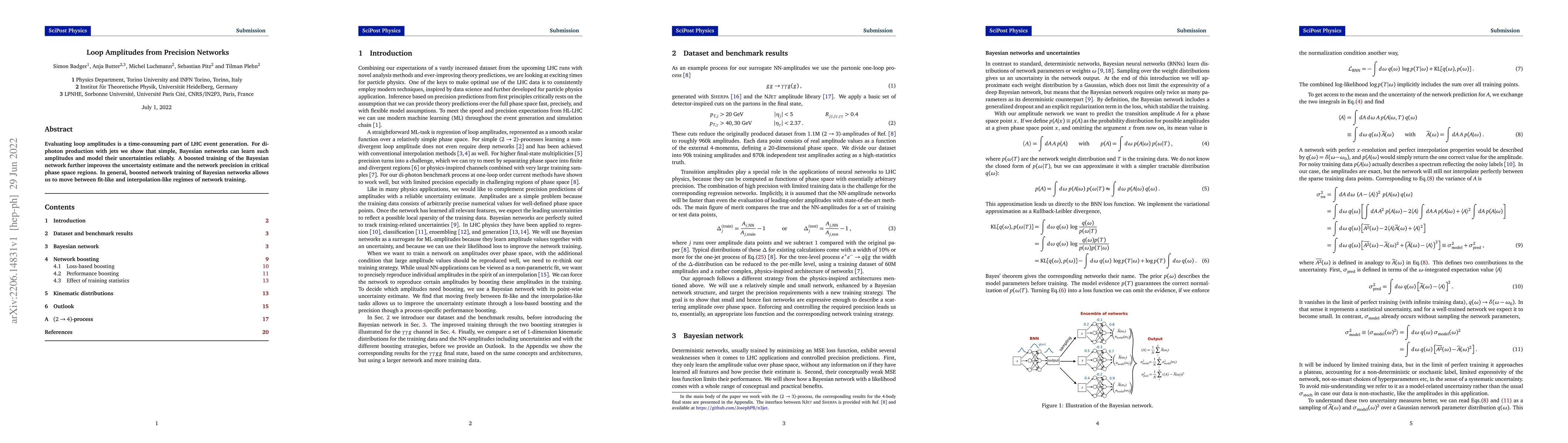 Thumbnail for Loop Amplitudes from Precision Networks