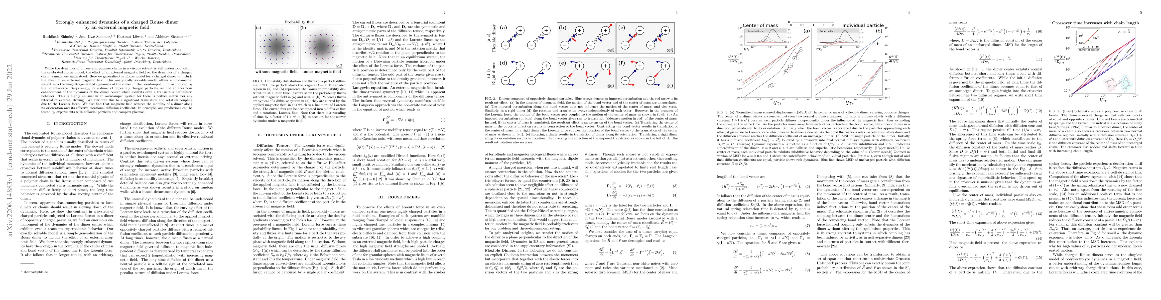 Thumbnail for Strongly enhanced dynamics of a charged Rouse dimer by an external
  magnetic field