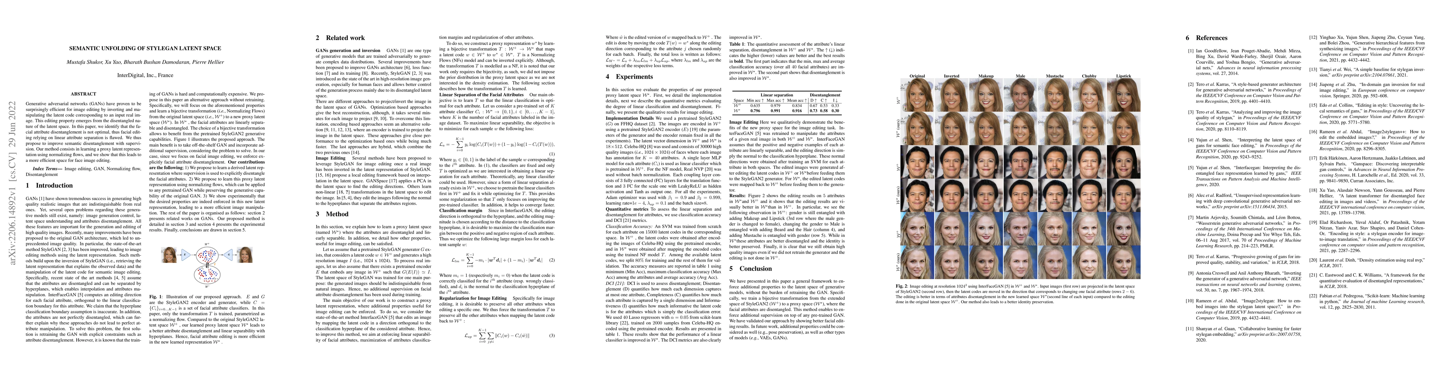 Thumbnail for Semantic Unfolding of StyleGAN Latent Space