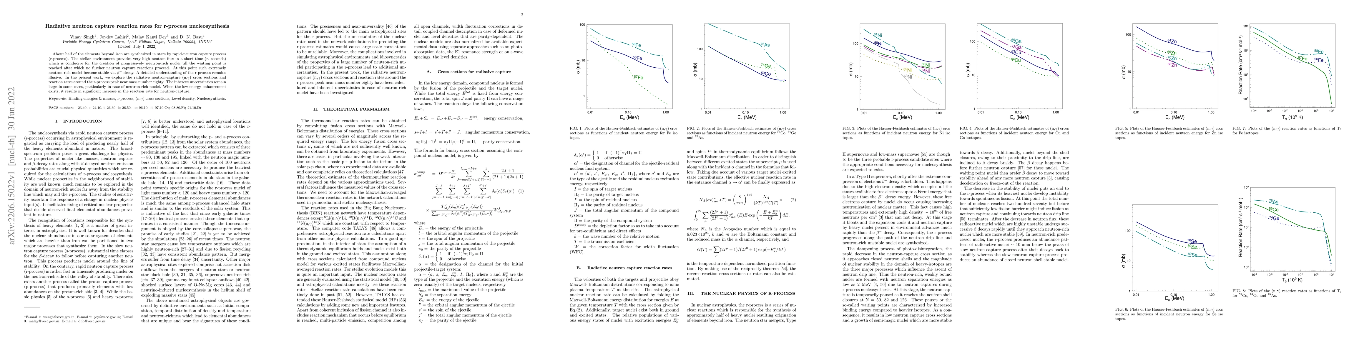 Thumbnail for Radiative neutron capture reaction rates for r-process nucleosynthesis