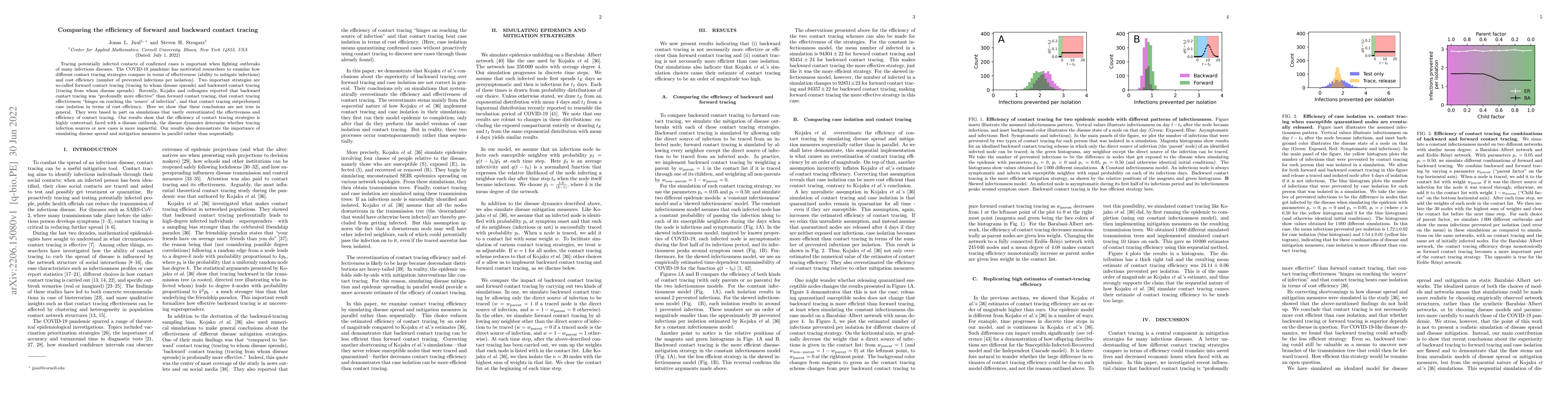 Thumbnail for Comparing the efficiency of forward and backward contact tracing