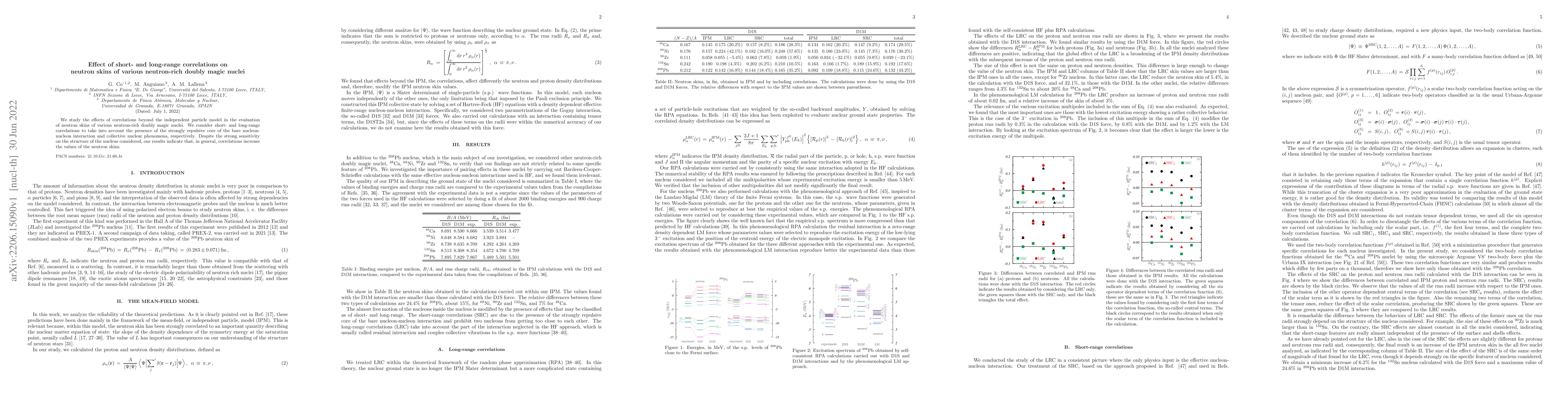Thumbnail for Effect of short- and long-range correlations on neutron skins of various
  neutron-rich doubly magic nuclei