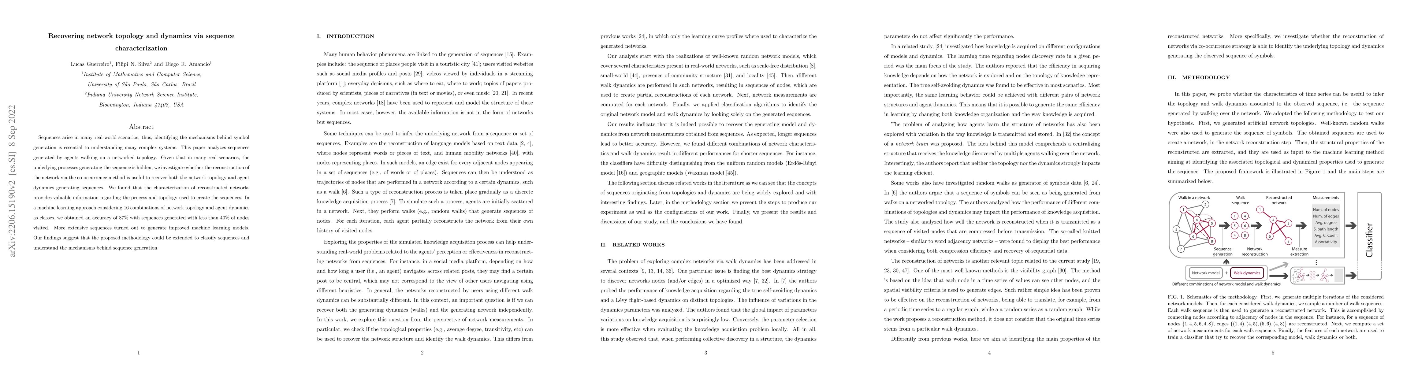 Thumbnail for Recovering network topology and dynamics via sequence characterization