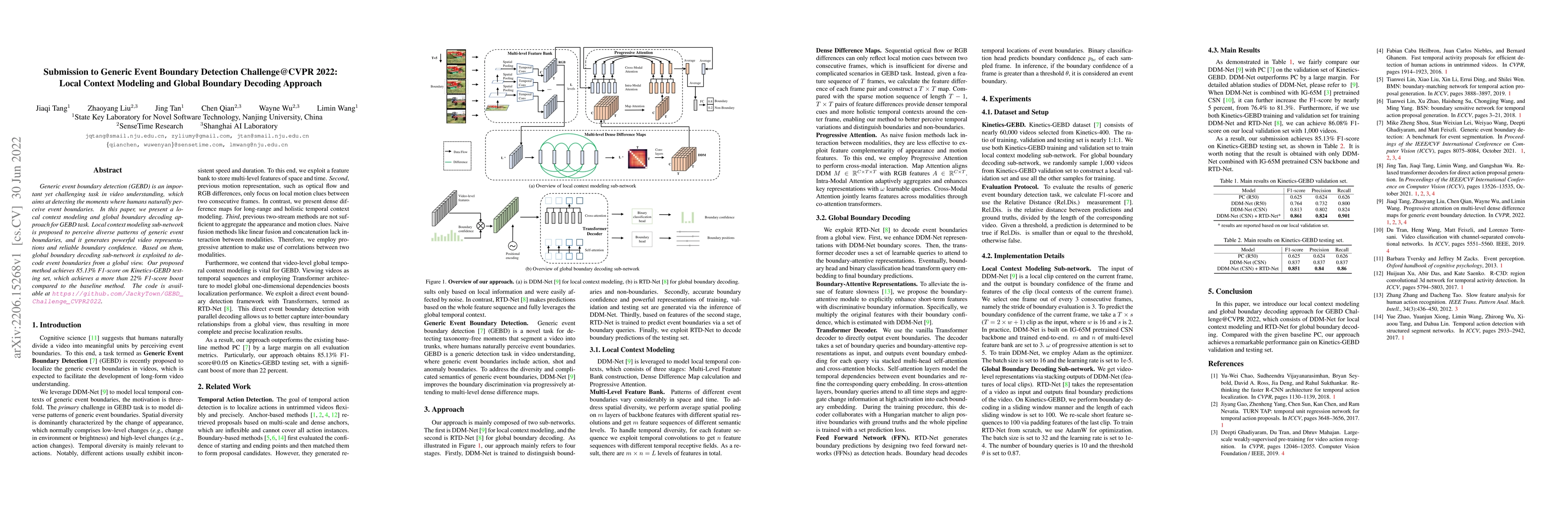 Thumbnail for Submission to Generic Event Boundary Detection Challenge@CVPR 2022:
  Local Context Modeling and Global Boundary Decoding Approach