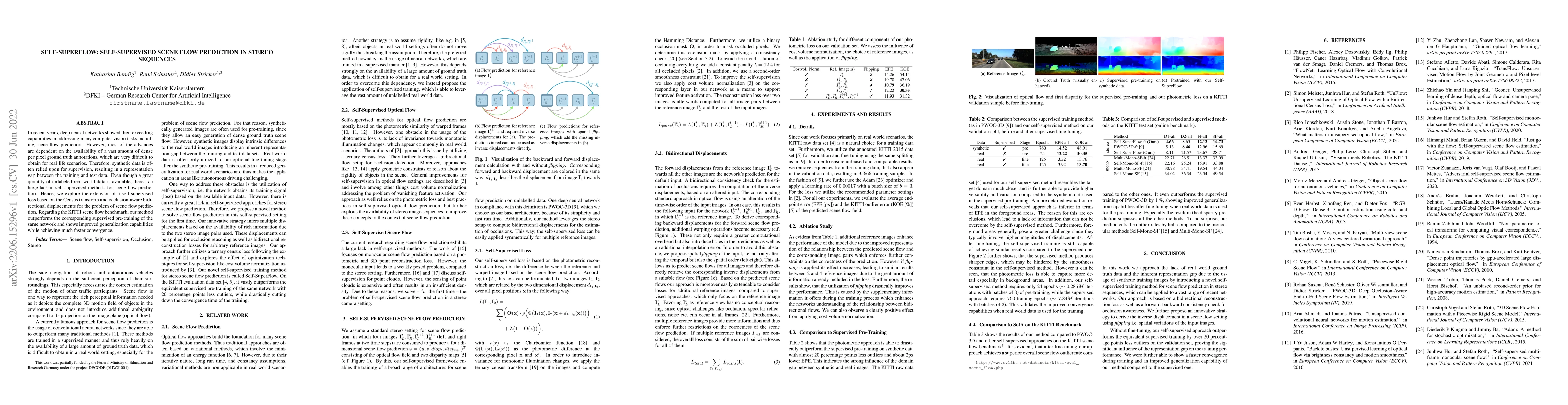 Thumbnail for Self-SuperFlow: Self-supervised Scene Flow Prediction in Stereo
  Sequences