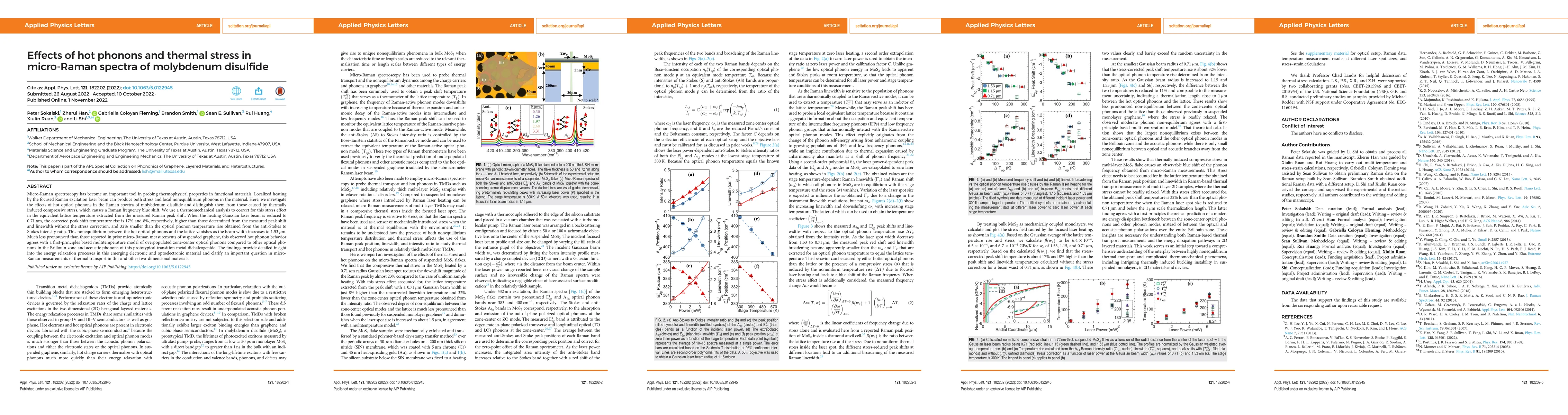 Thumbnail for Effects of hot phonons and thermal stress in micro-Raman spectra of
  molybdenum disulphide