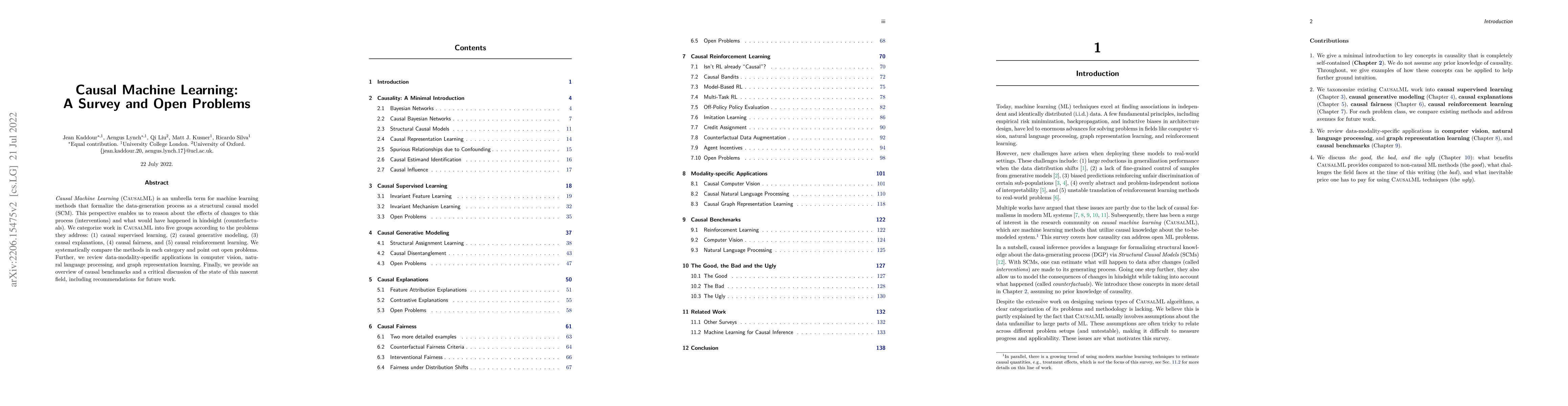 Thumbnail for Causal Machine Learning: A Survey and Open Problems