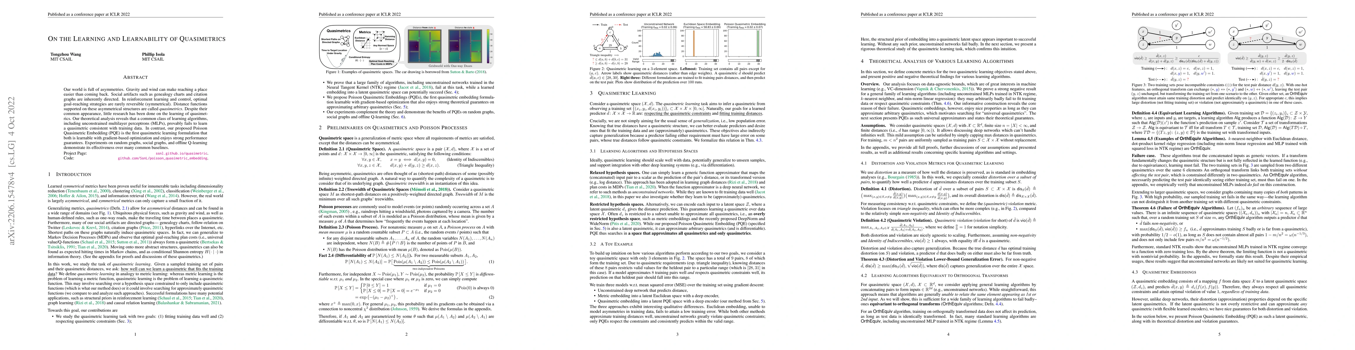 Thumbnail for On the Learning and Learnability of Quasimetrics
