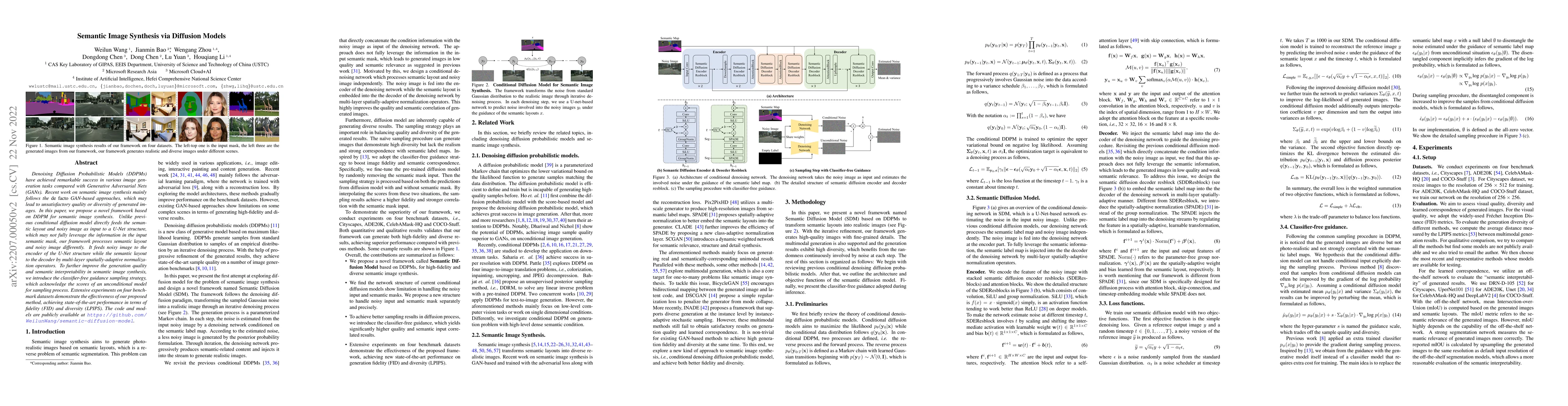 Thumbnail for Semantic Image Synthesis via Diffusion Models