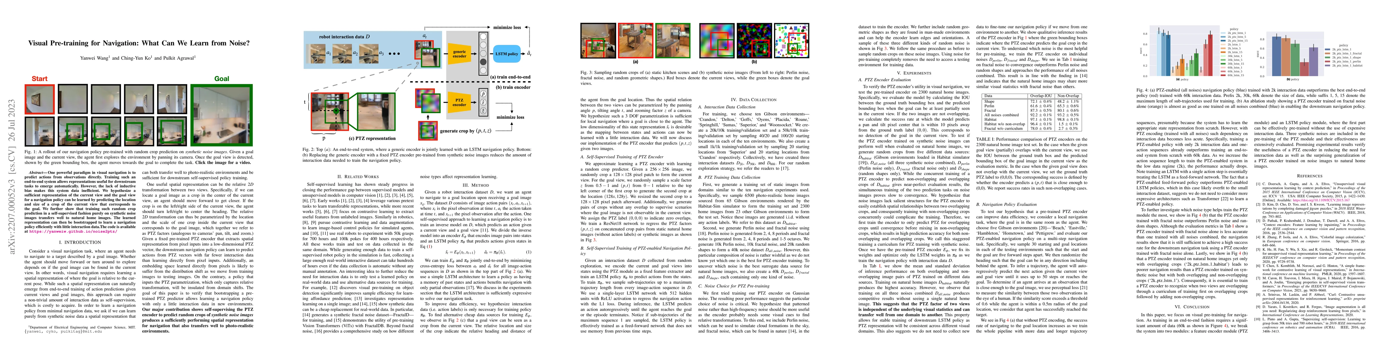Thumbnail for Visual Pre-training for Navigation: What Can We Learn from Noise?