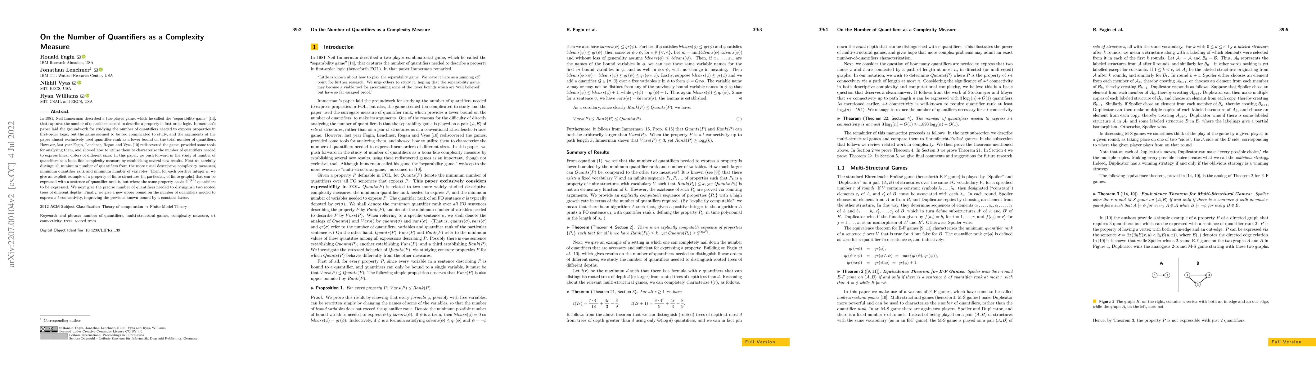 Thumbnail for On the Number of Quantifiers as a Complexity Measure
