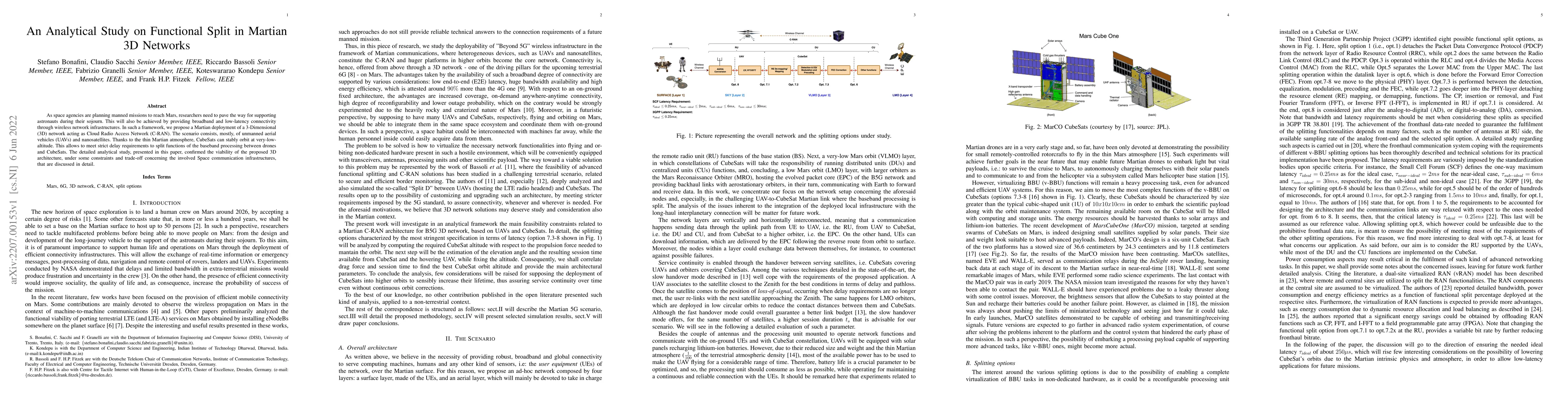 Thumbnail for An Analytical Study on Functional Split in Martian 3D Networks