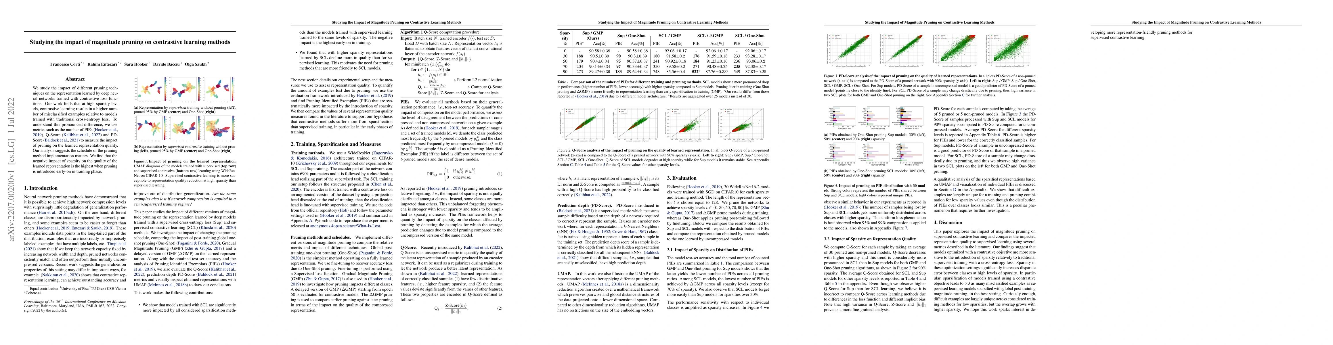 Thumbnail for Studying the impact of magnitude pruning on contrastive learning methods