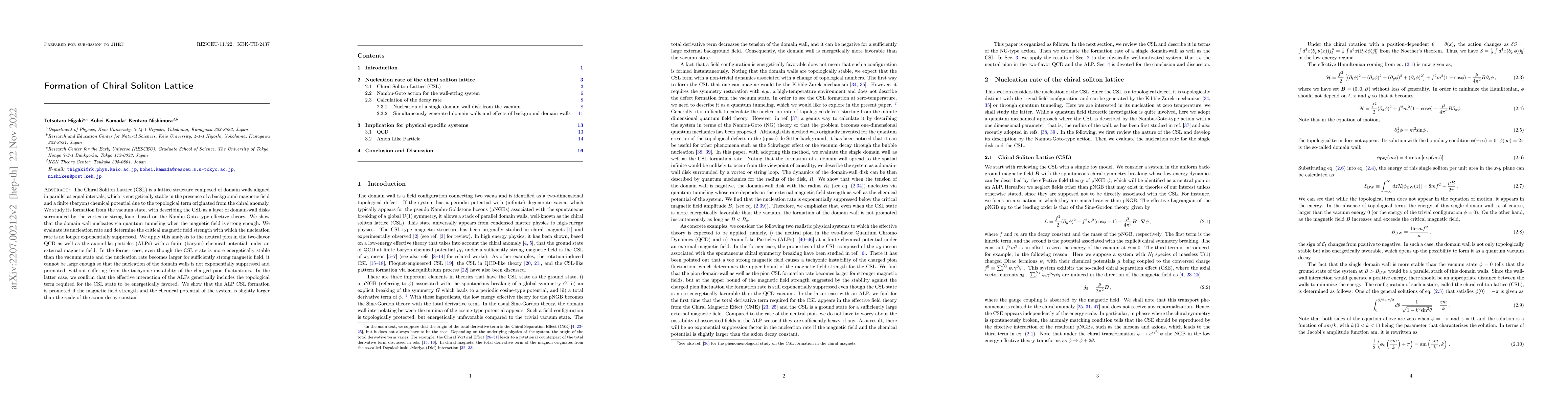 Thumbnail for Formation of Chiral Soliton Lattice