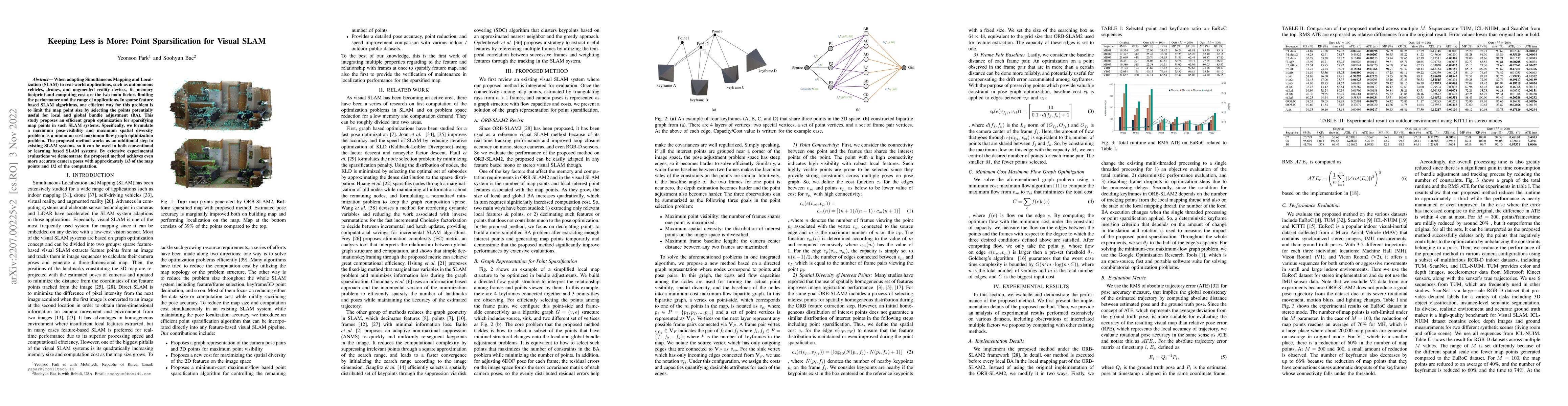 Thumbnail for Keeping Less is More: Point Sparsification for Visual SLAM