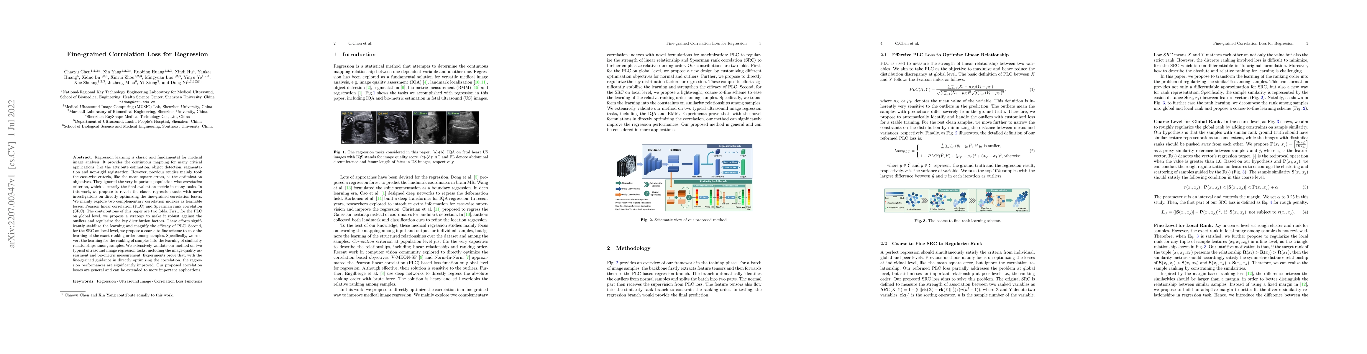 Thumbnail for Fine-grained Correlation Loss for Regression