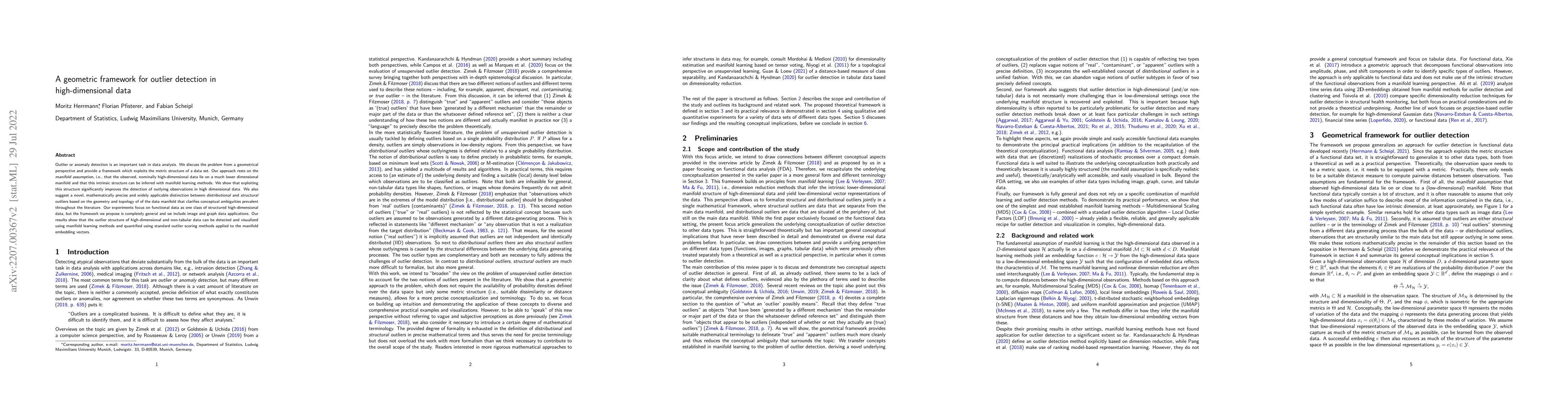 Thumbnail for A geometric framework for outlier detection in high-dimensional data