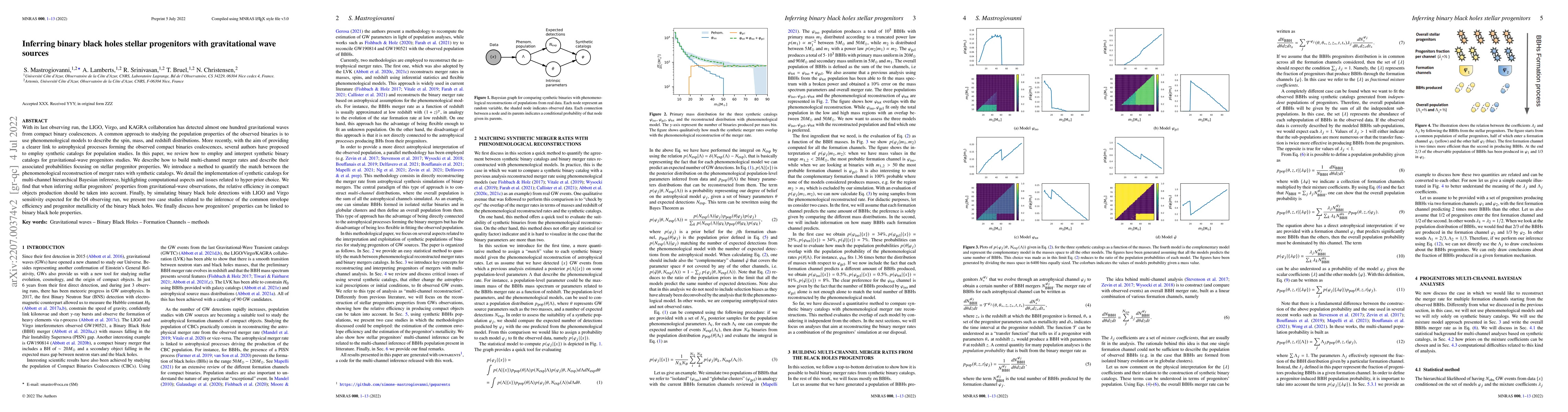 Thumbnail for Inferring binary black holes stellar progenitors with gravitational wave
  sources