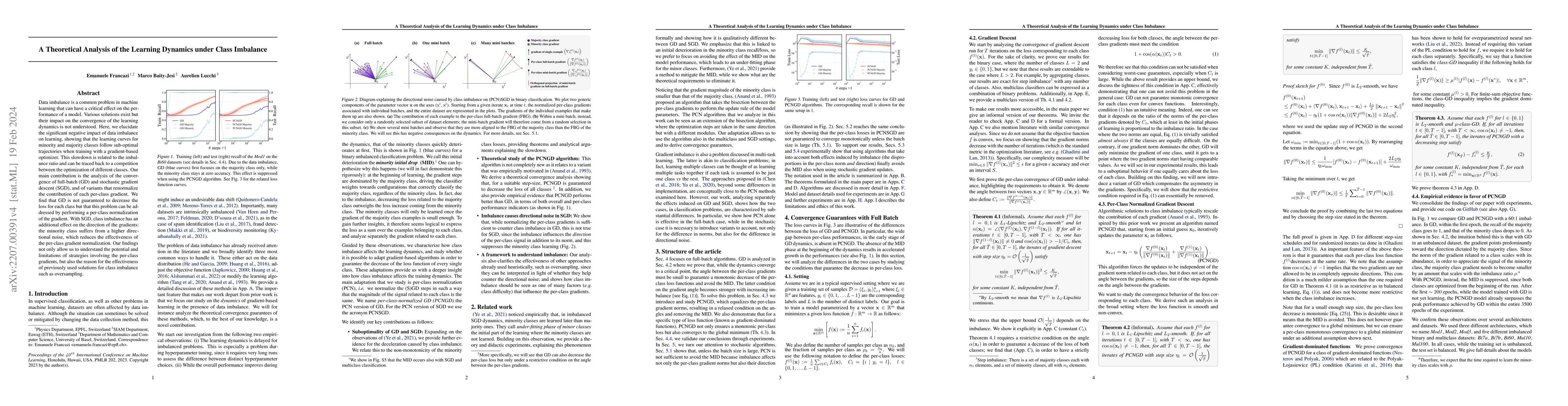 Thumbnail for A Theoretical Analysis of the Learning Dynamics under Class Imbalance