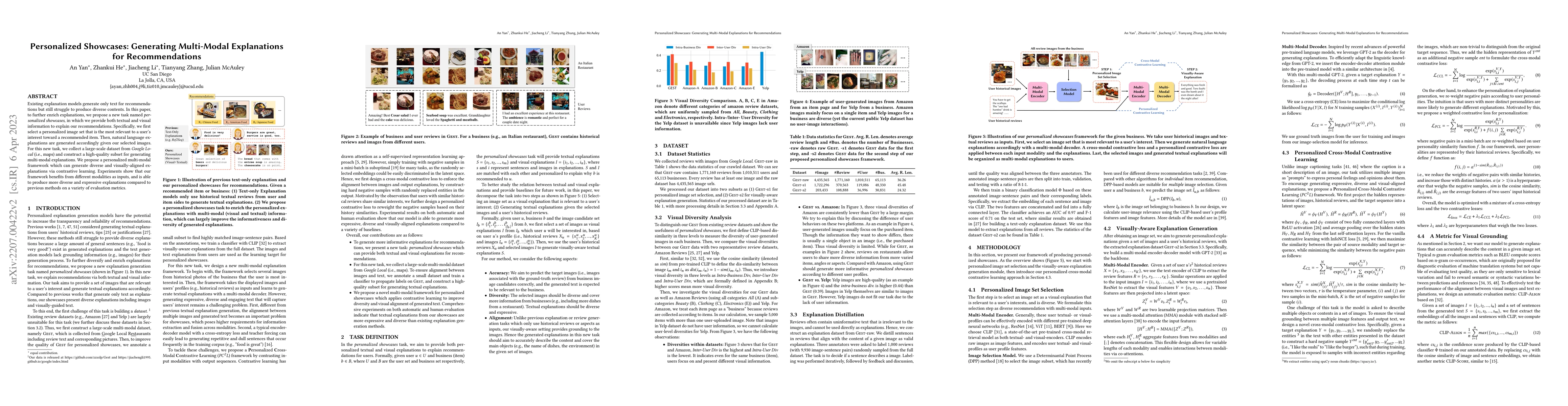 Thumbnail for Personalized Showcases: Generating Multi-Modal Explanations for
  Recommendations