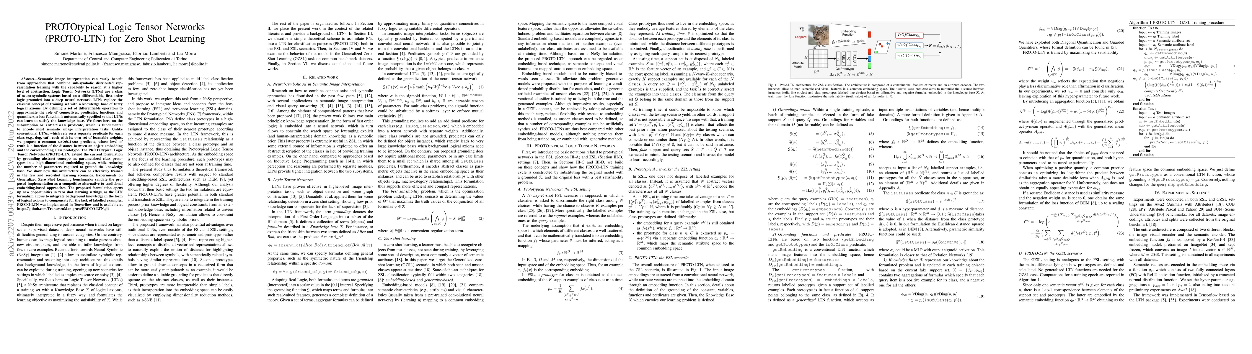 Thumbnail for PROTOtypical Logic Tensor Networks (PROTO-LTN) for Zero Shot Learning
