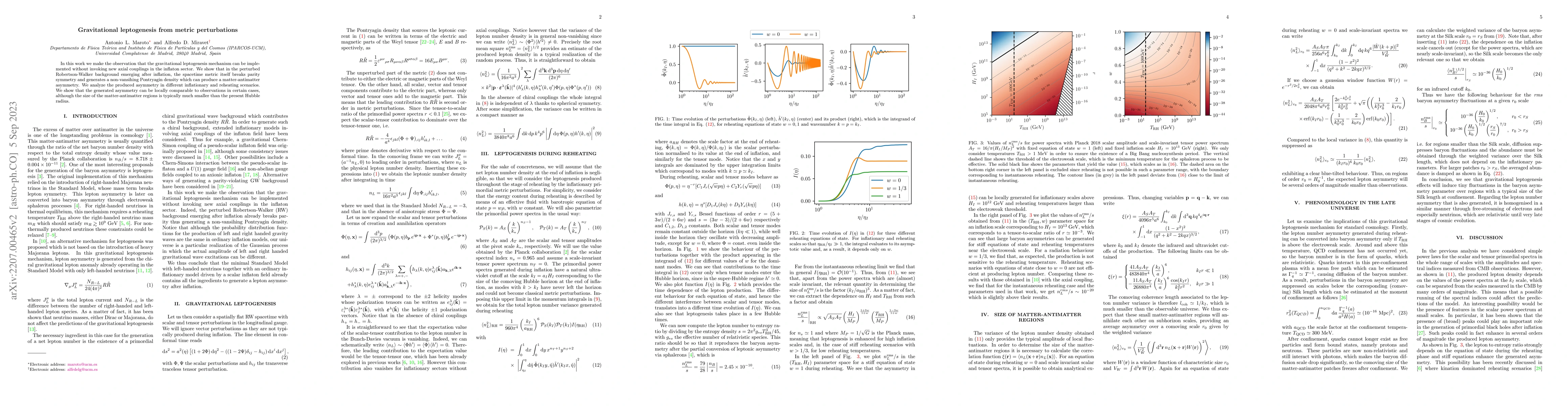 Thumbnail for Gravitational leptogenesis from metric perturbations