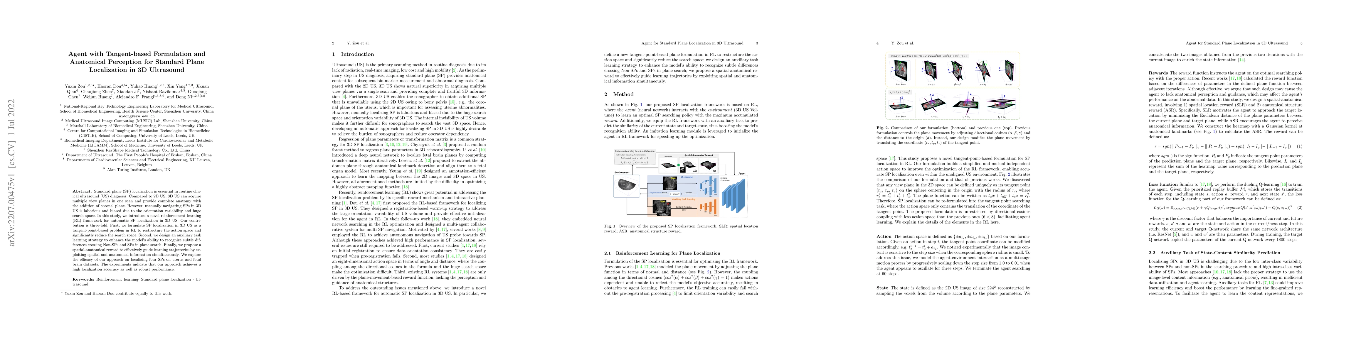 Thumbnail for Agent with Tangent-based Formulation and Anatomical Perception for
  Standard Plane Localization in 3D Ultrasound