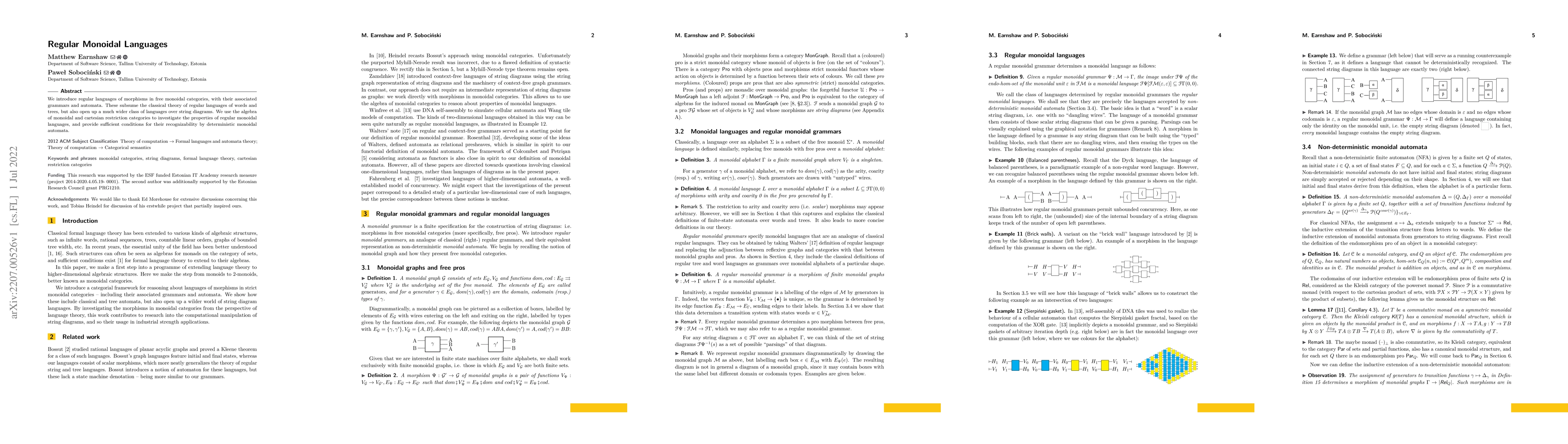 Thumbnail for Regular Monoidal Languages