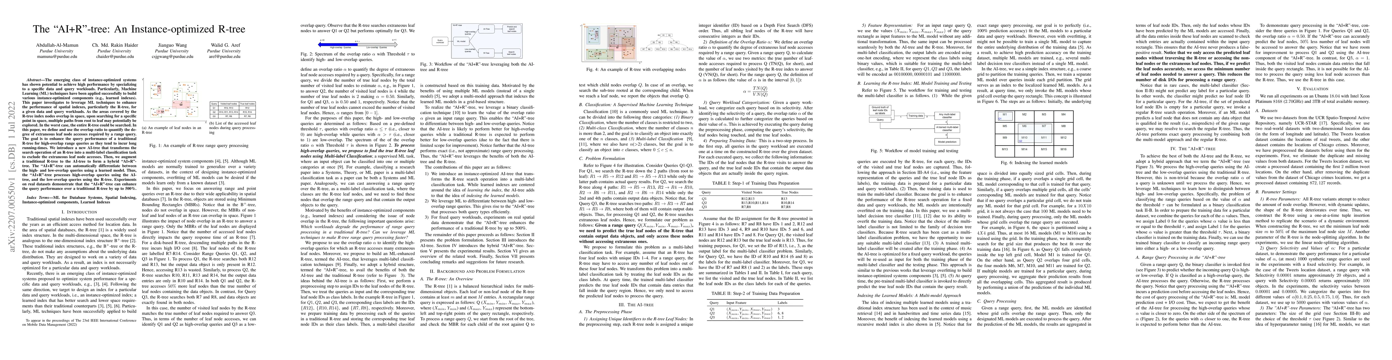Thumbnail for The "AI+R"-tree: An Instance-optimized R-tree