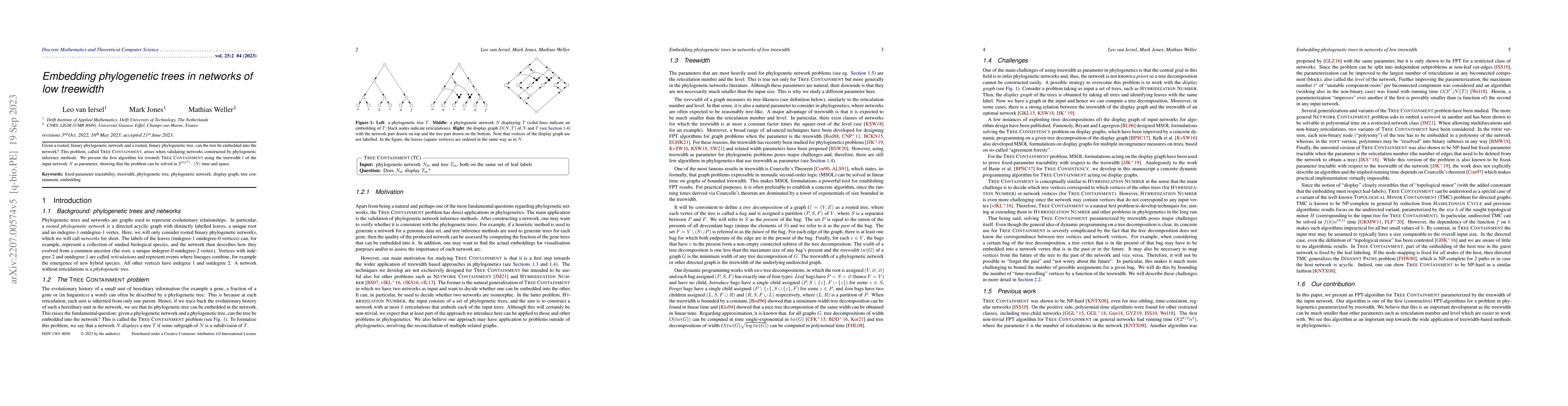 Thumbnail for Embedding phylogenetic trees in networks of low treewidth