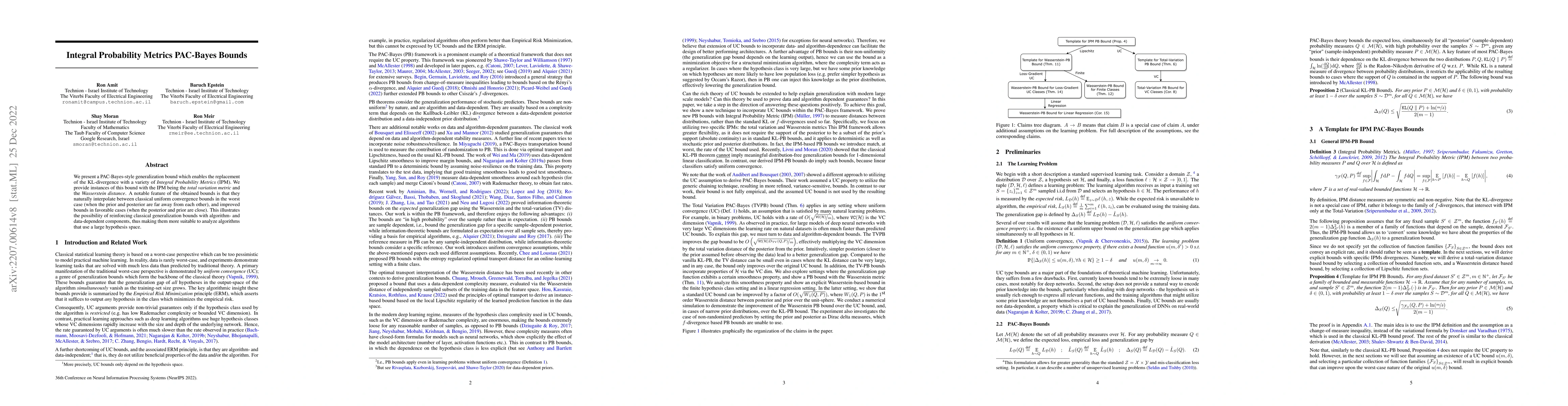 Thumbnail for Integral Probability Metrics PAC-Bayes Bounds
