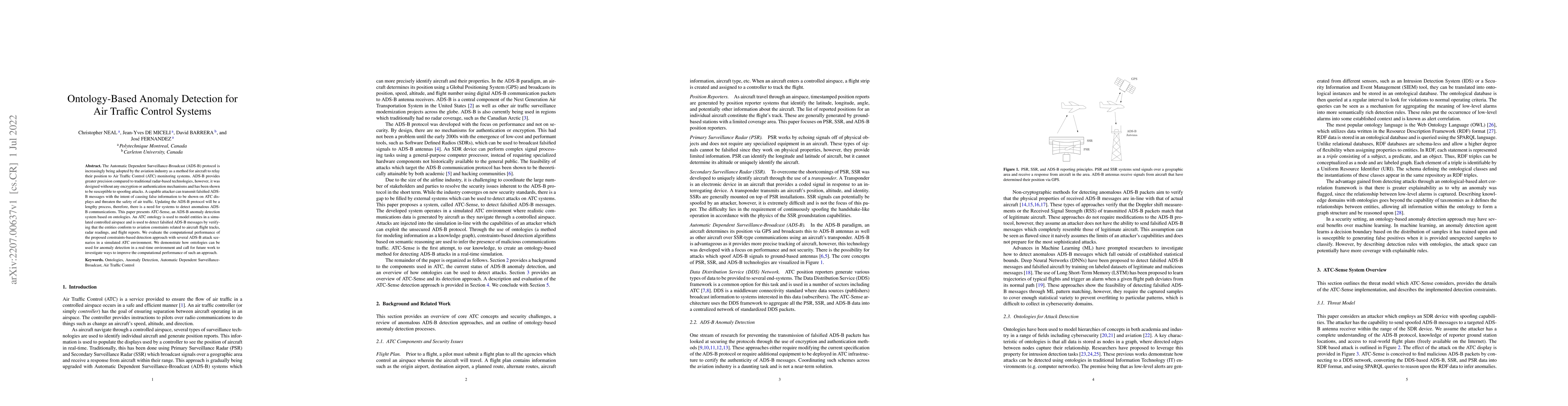 Thumbnail for Ontology-Based Anomaly Detection for Air Traffic Control Systems