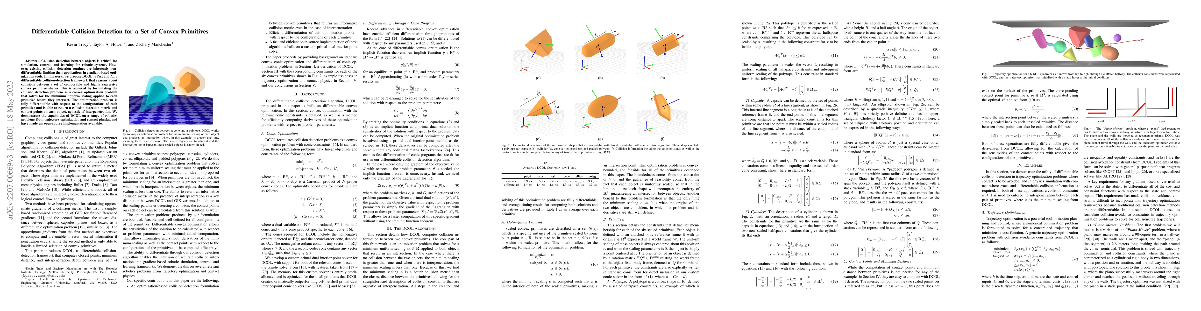 Thumbnail for Differentiable Collision Detection for a Set of Convex Primitives